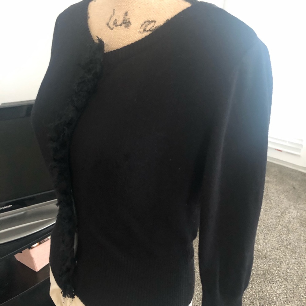 Black Cardigan Sweater